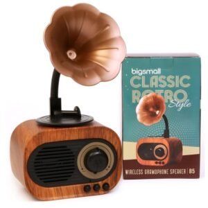 Vintage Retro Gramophone Bluetooth Speaker